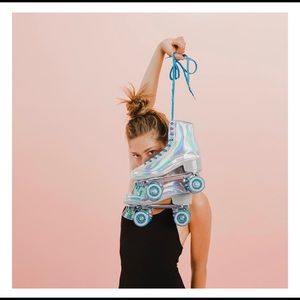 Impala Roller Skates Quads Holographic Size 8